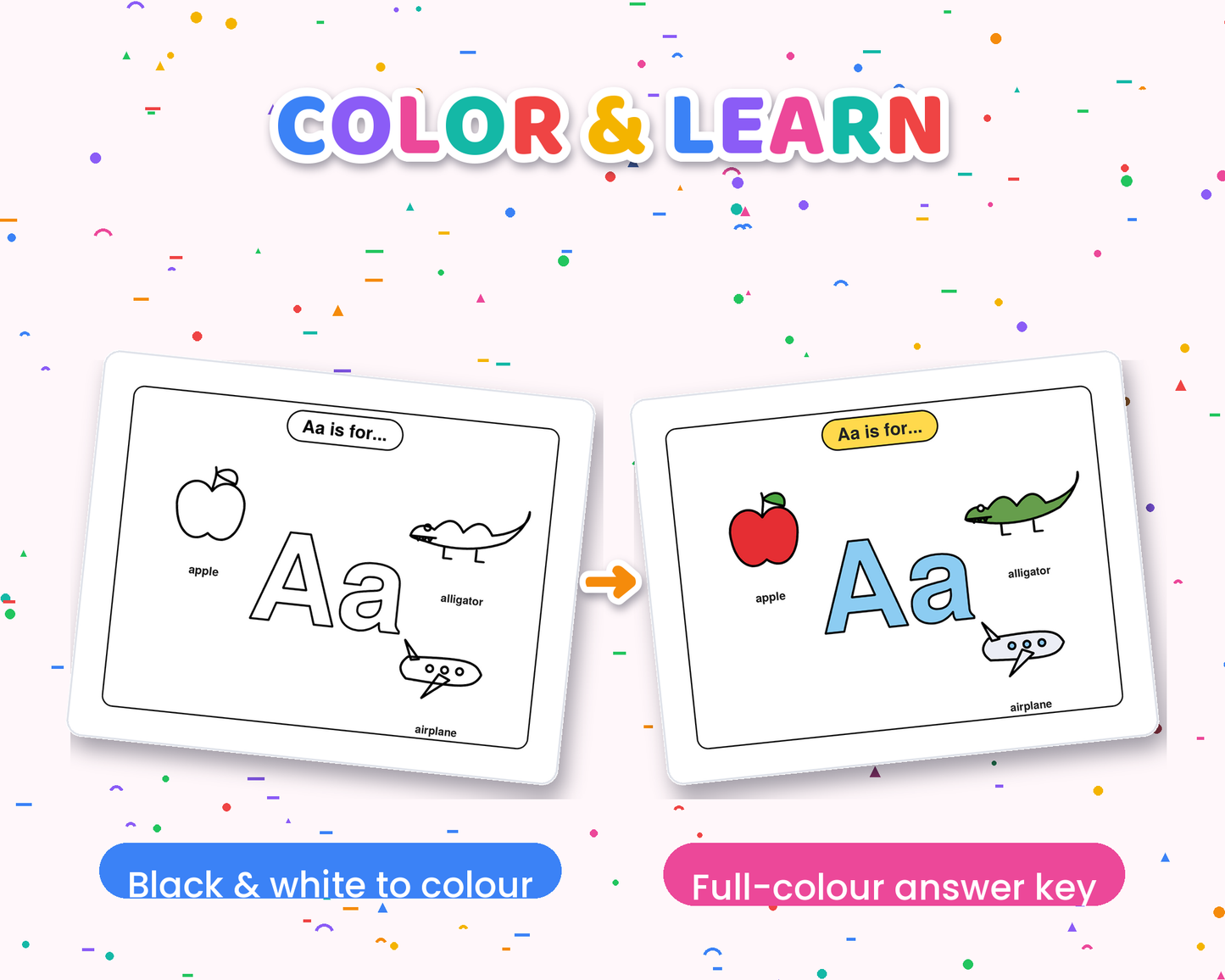 Feuilles ABC kids -PencilsproutKids